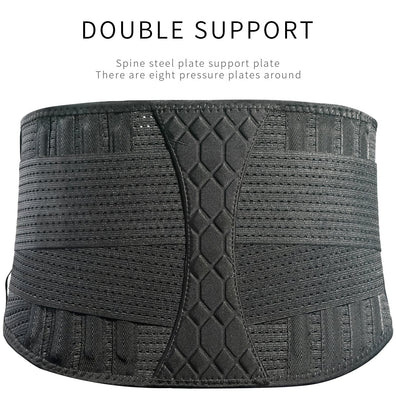 Double Band Strength Weight Lifting Belt